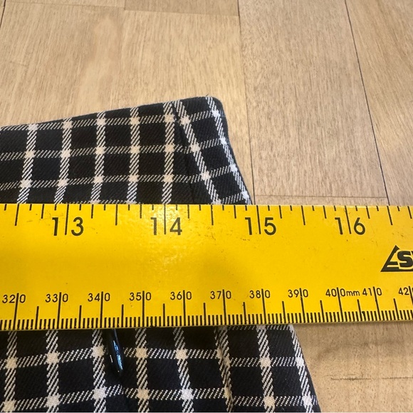 Anthropologie Gingham Plaid Essential Slim Size2 Academia Preppy Mean Girls Punk - Picture 12 of 14